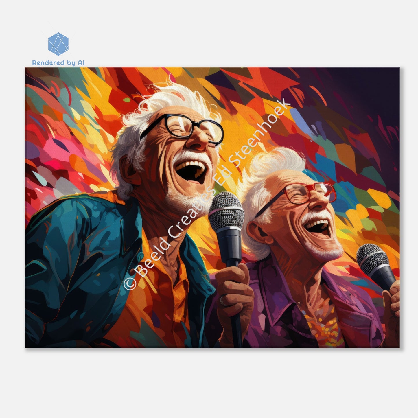 The Singing Grandfathers (Canvas)