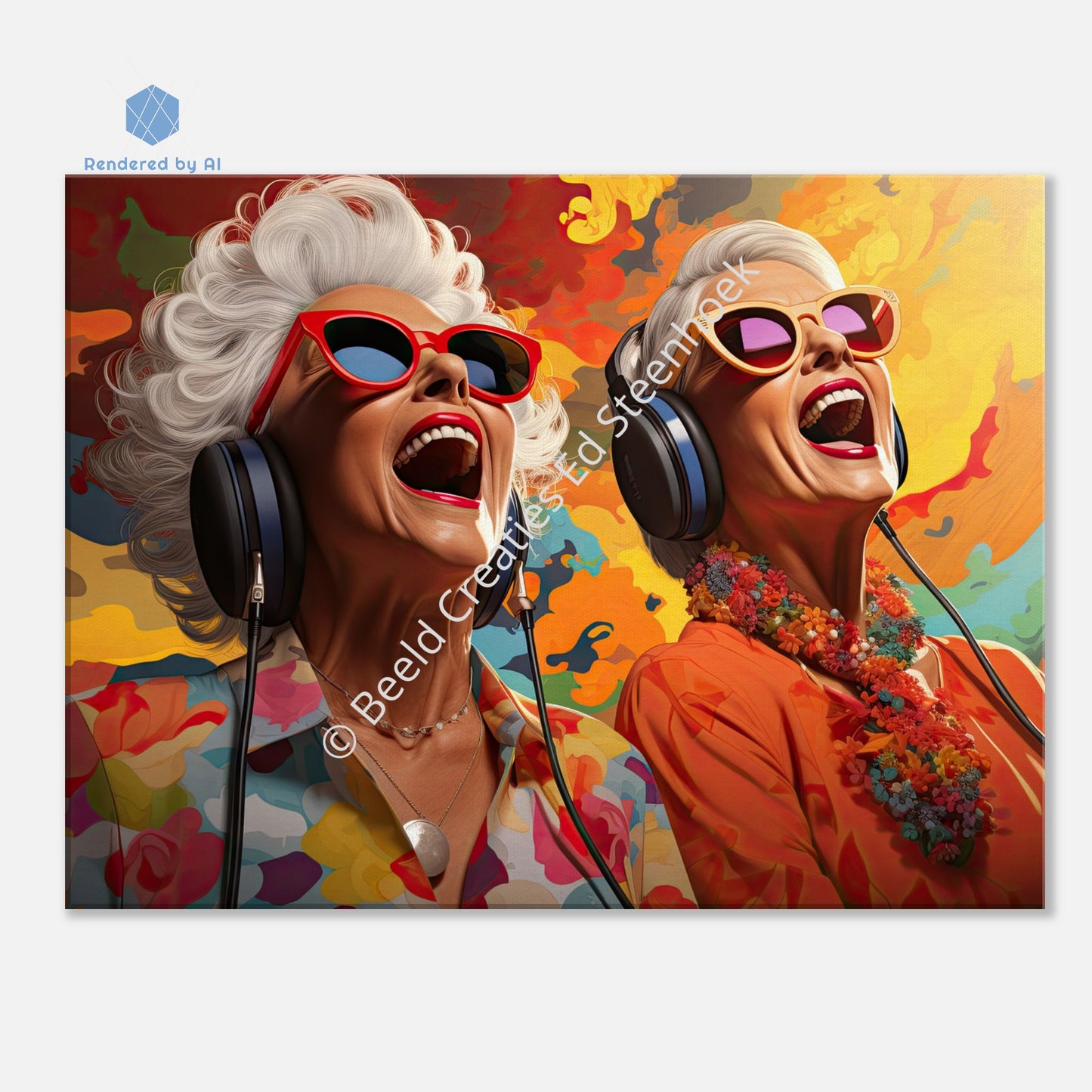 The Singing Grannies (Canvas)