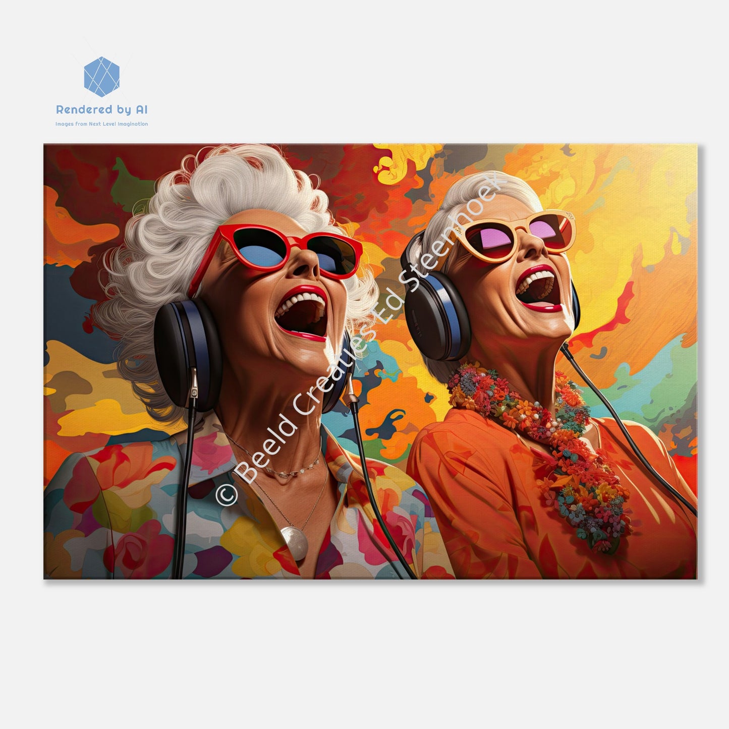 The Singing Grannies (Canvas)