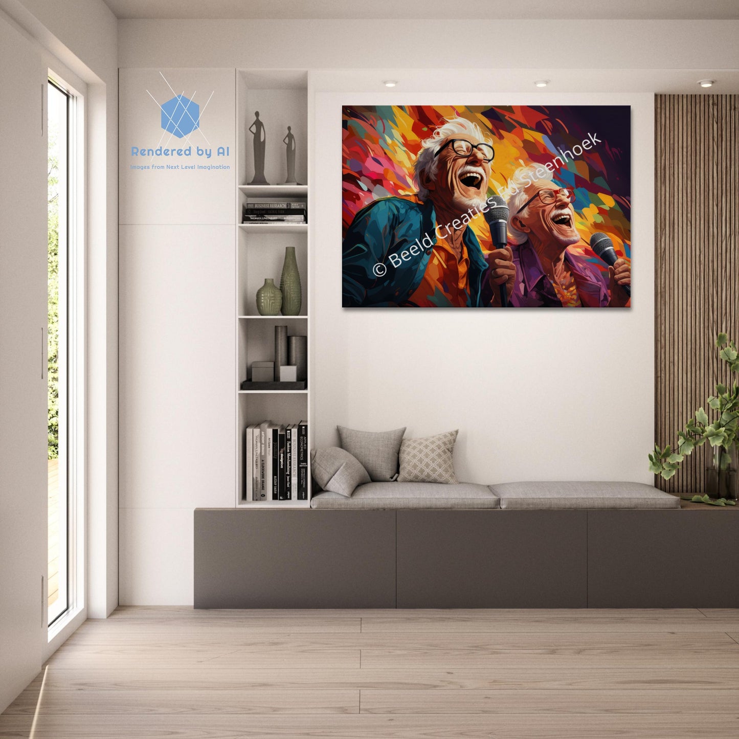 The Singing Grandfathers (Canvas)