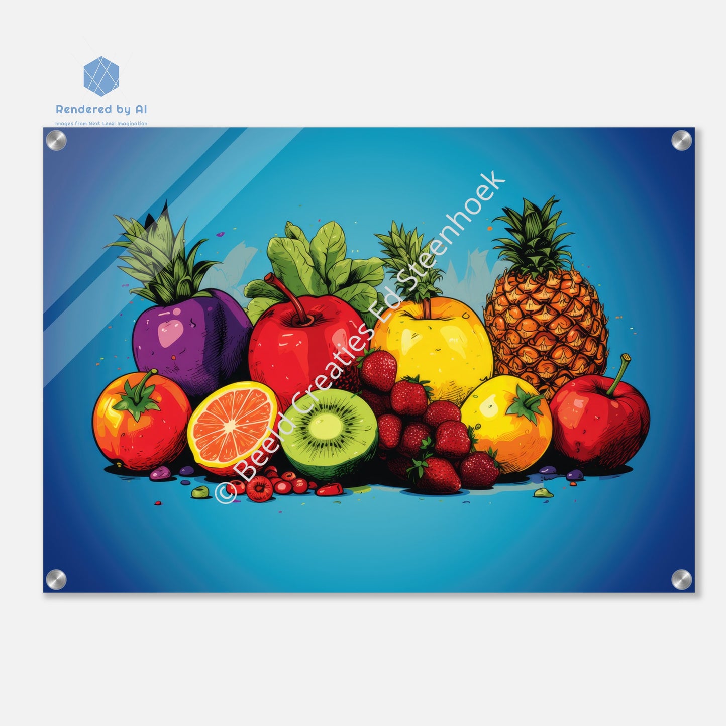 Colourful Fruits (Acrylic Print)